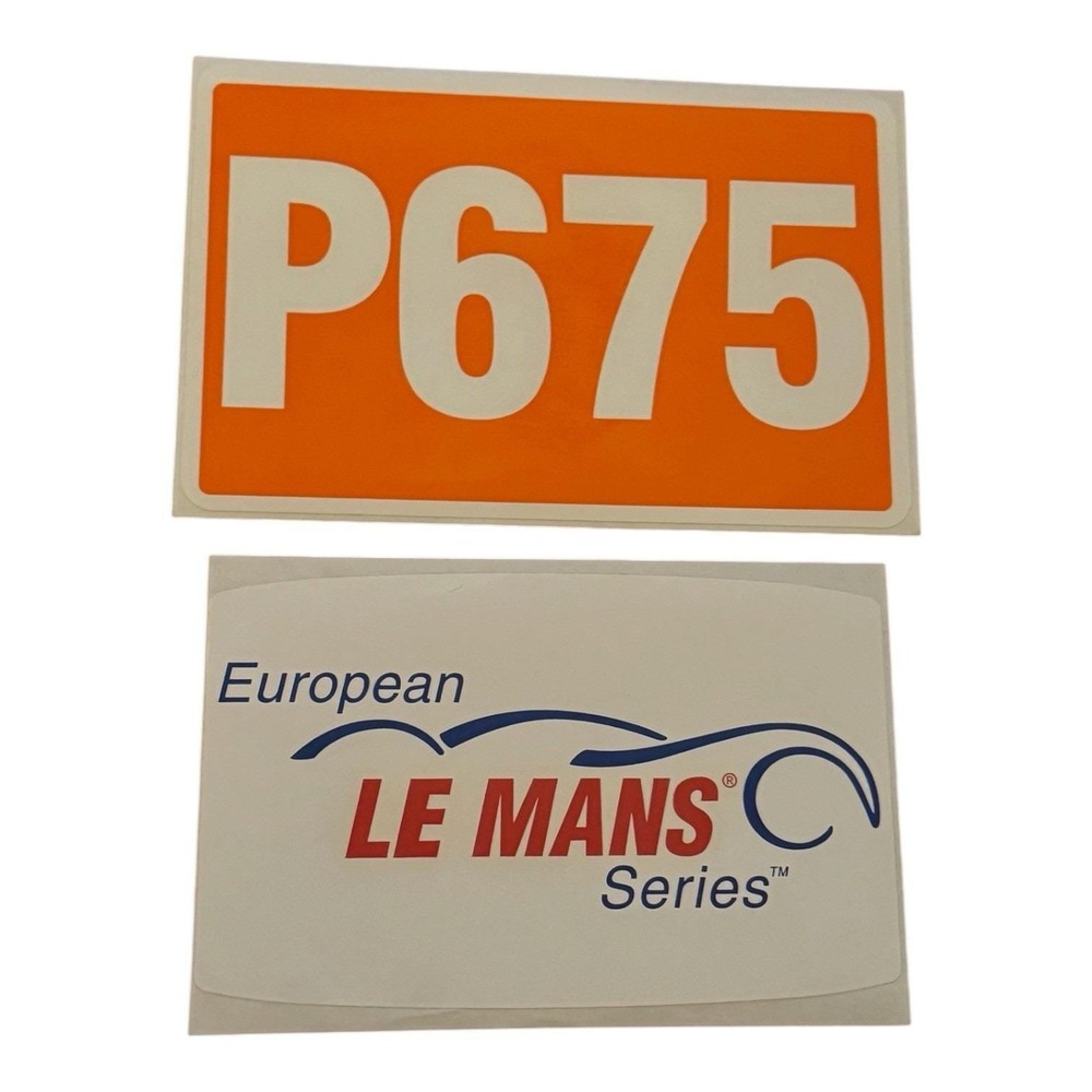 Dick Barbour Racing P675 LMP675 Le Mans Prototype Race Decal Estate Provenance